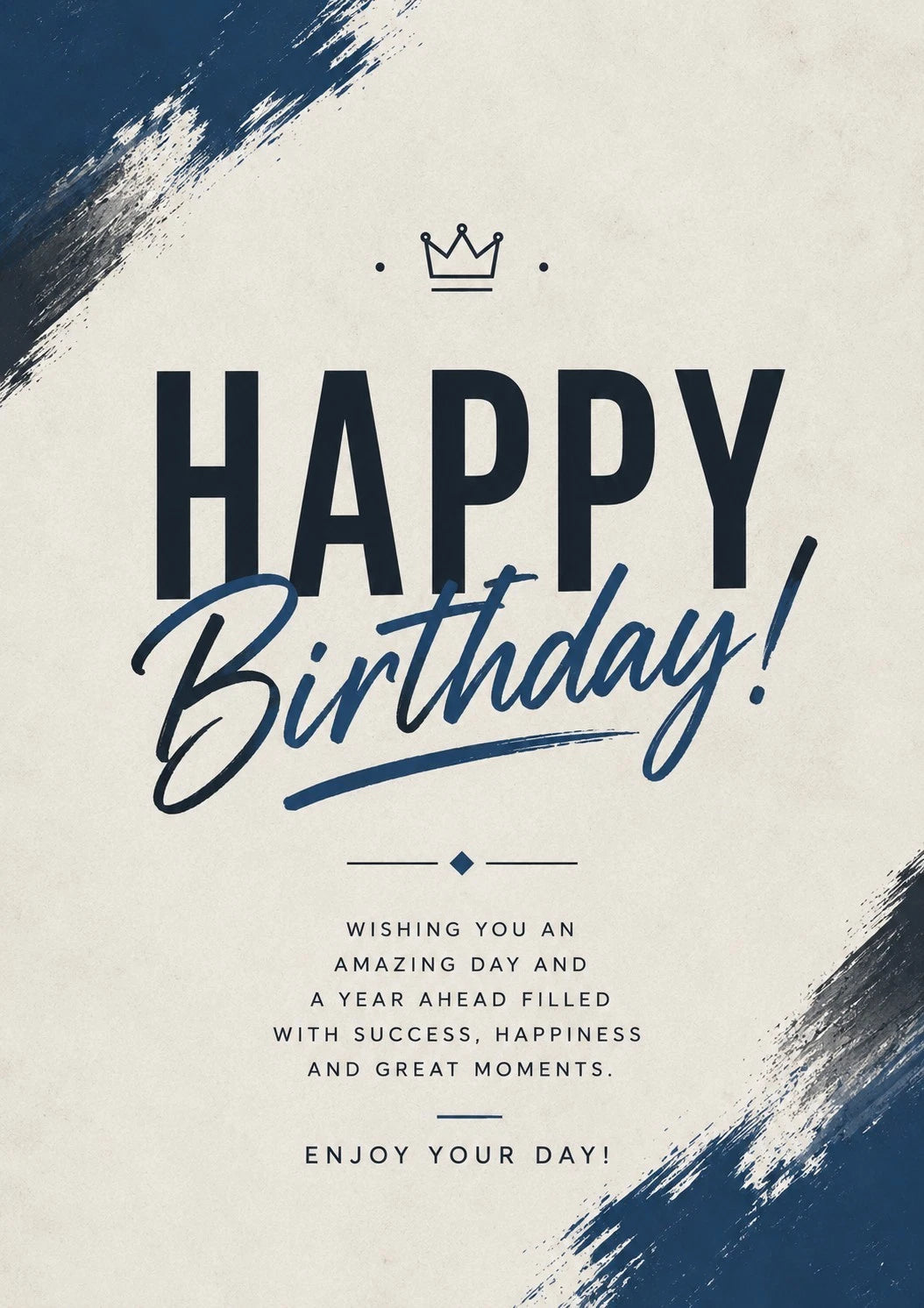 Man Happy Birthday For Someone Special Happiness 4x6” Card