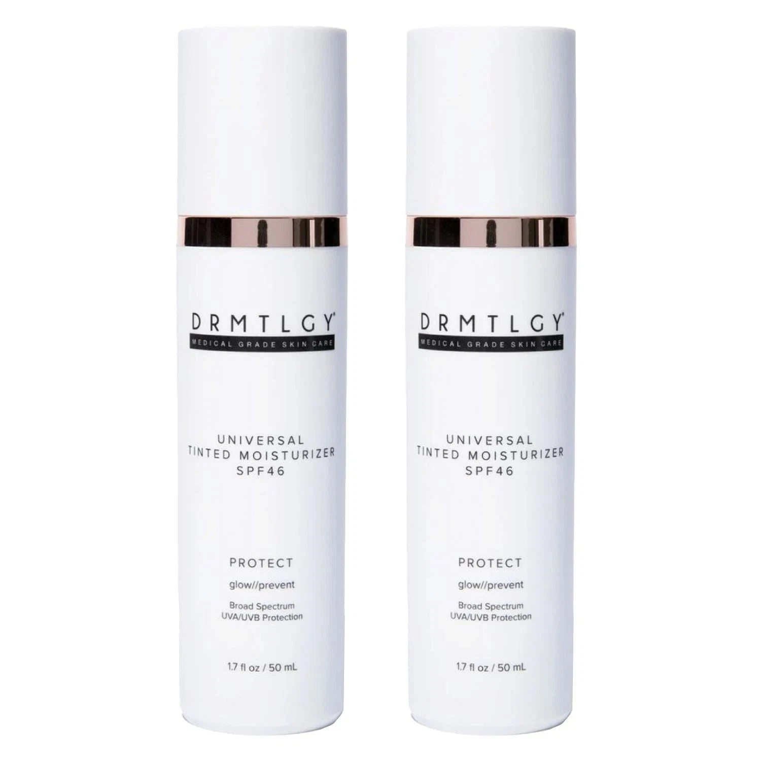 2 pack drmtlgy Universal Tinted Moisturizer SPF 46